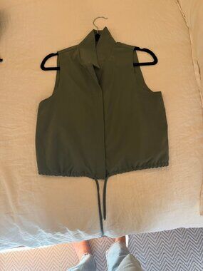 Rhone Green Sleeveless Tank Small